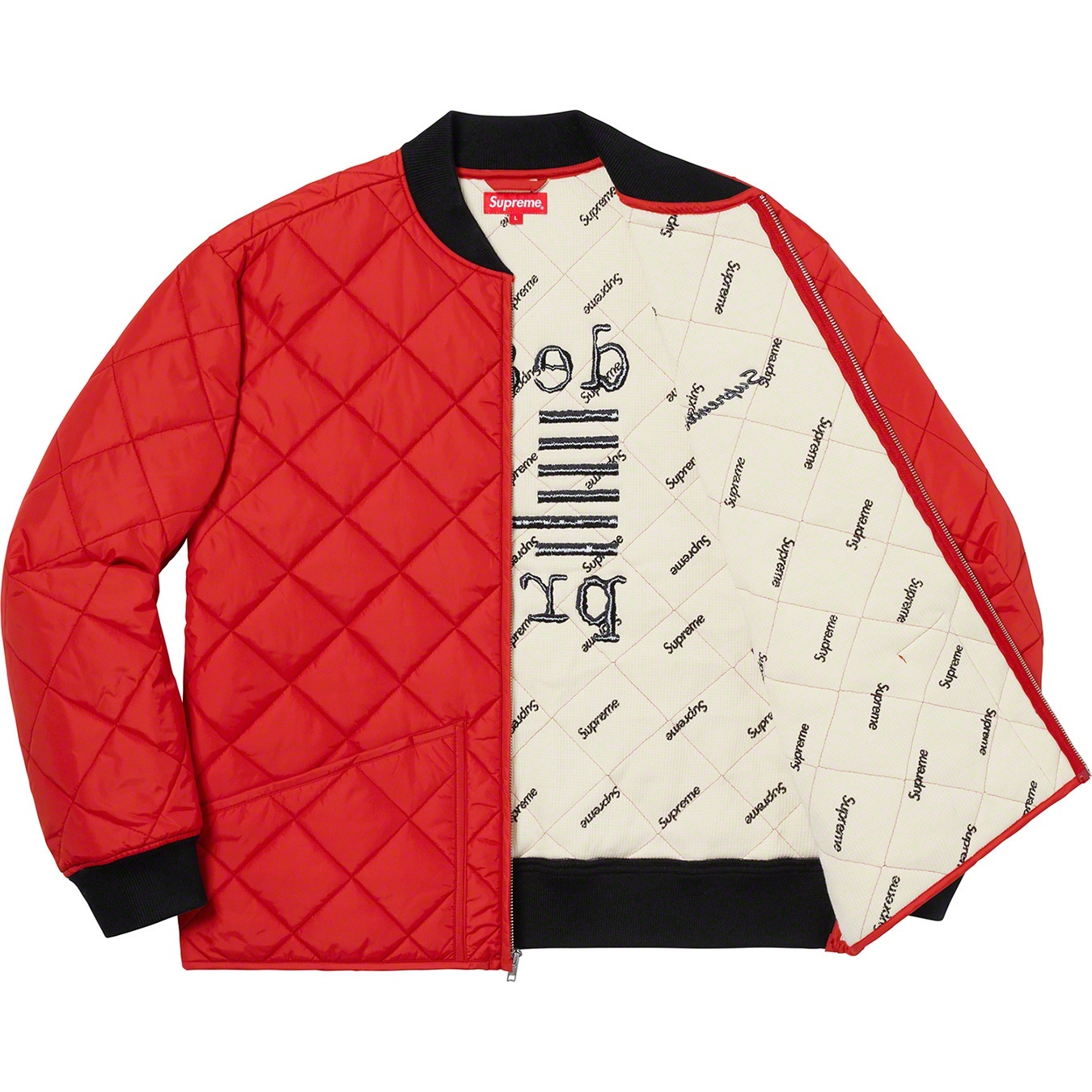 Supreme/dead prez Quilted Work Jacket view 2